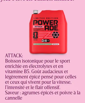 Offre: Powerade attack