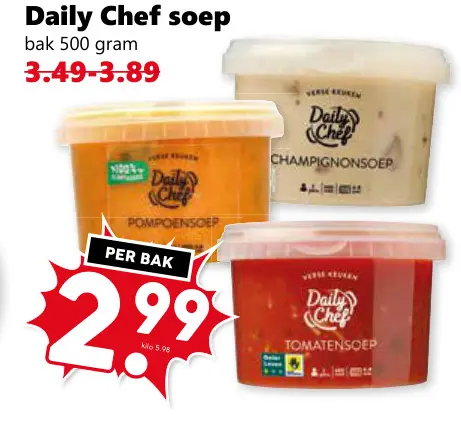 Aanbieding: Daily Chef soep