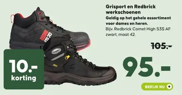 Aanbieding: Grisport en Redbrick werkschoenen