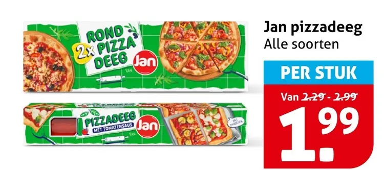 Aanbieding: Pizzadeeg
