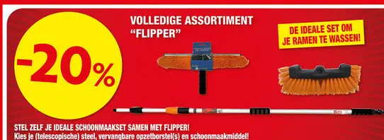 Promotie: Volledige assortiment Flipper