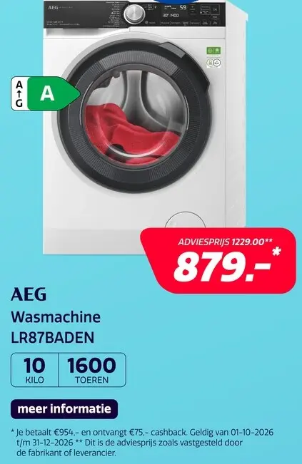 Aanbieding: AEG LR87BADEN