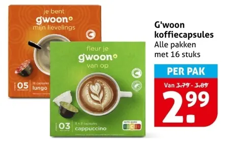 Aanbieding: Koffiecapsules
