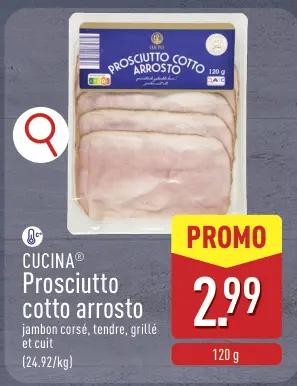 Offre: Prosciutto cotto arresto