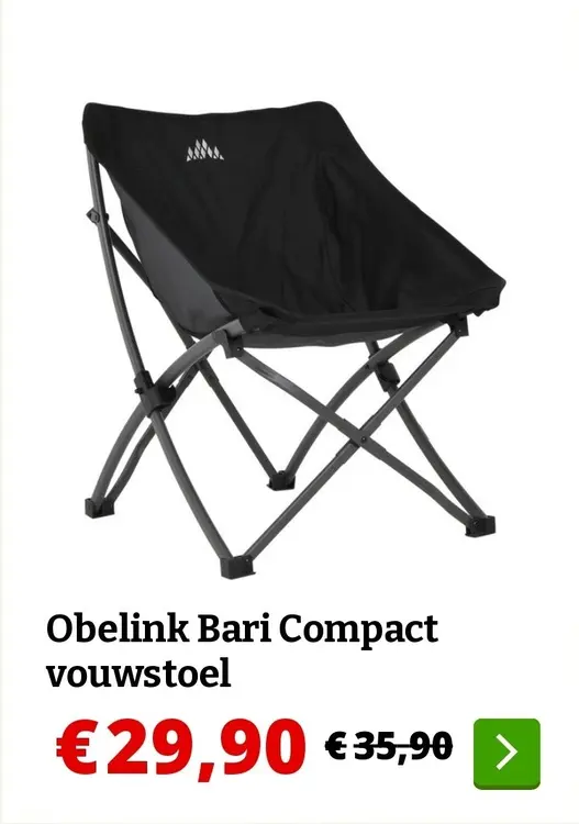 Aanbieding: Obelink Bari Compact vouwstoel