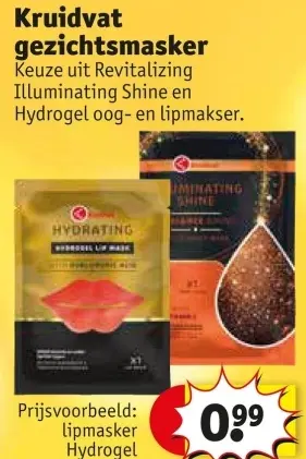 Promotie: gezichtsmasker