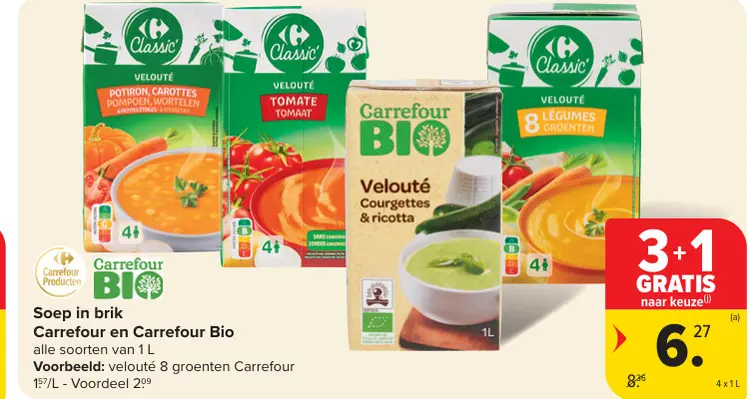 Aanbieding: Soep in brik