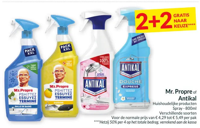 Promotie: Huishoudelijke producten Spray