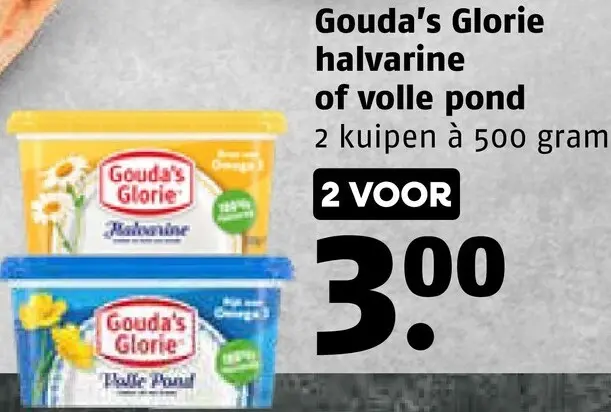 Aanbieding: Halvarine of volle pond