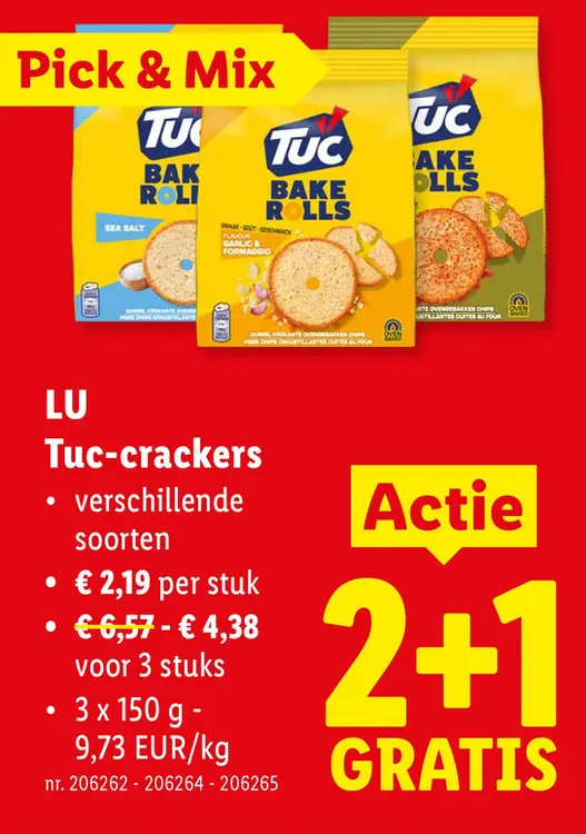 Promotie: Tuc-crackers