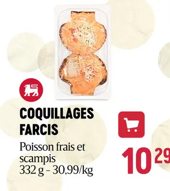 Offre: Coquillages farcis