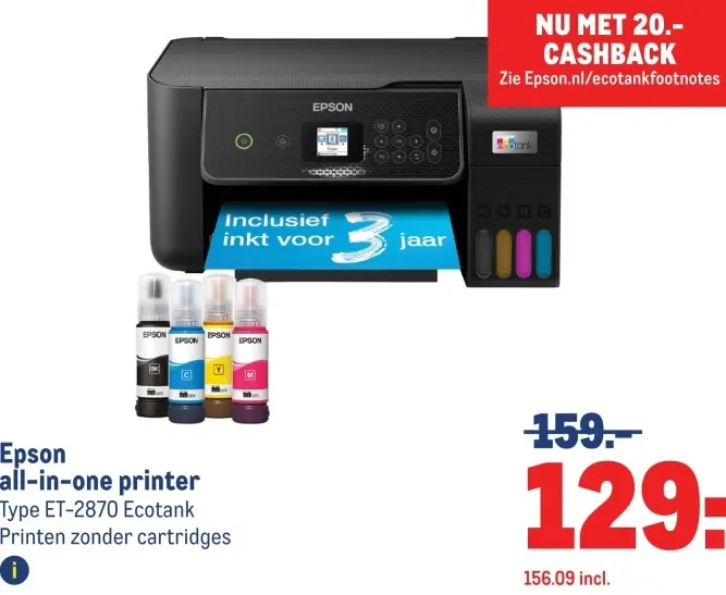 Aanbieding: Epson all-in-one printer