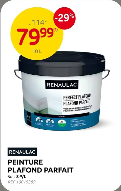 Offre: Peinture plafond parfait