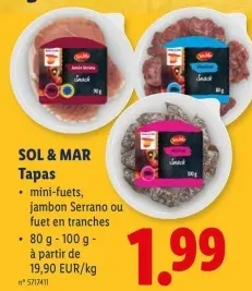 Offre: Tapas