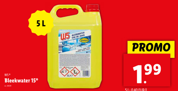 Aanbieding: Bleekwater 15°