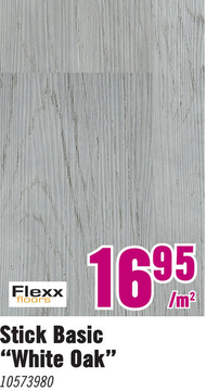 Aanbieding: FLEXXFLOORS Stick Basic PVC vloerdelen zelfklevend Vintage White Oak 2,1 m²