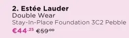 Aanbieding: Double Wear Stay-In-Place Foundation 3C2 Pebb