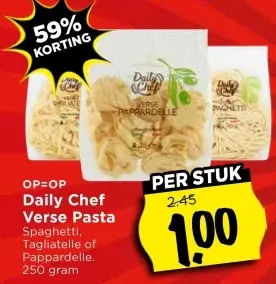 Aanbieding: Verse Pasta