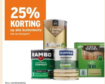 Aanbieding: buitenbeits