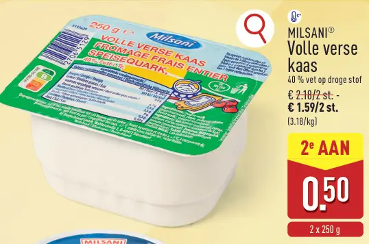 Promotie: Volle verse kaas