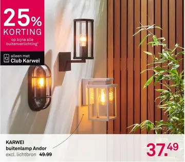 Aanbieding: buitenlamp Andor
