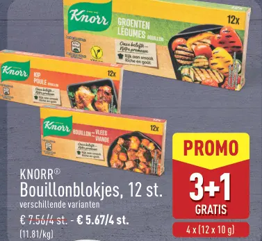 Promotie: Bouillonblokjes