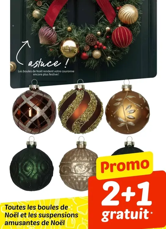 Offre: Boules de Noël et les suspensions amusantes d