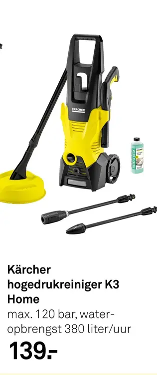 Aanbieding: Kärcher hogedrukreiniger K3 Home