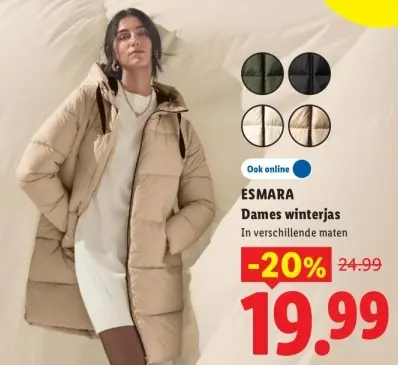Aanbieding: ESMARA Dames winterjas