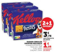 Offre: Barres cereales frosties