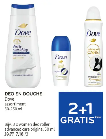 Promotie: Deo en douche