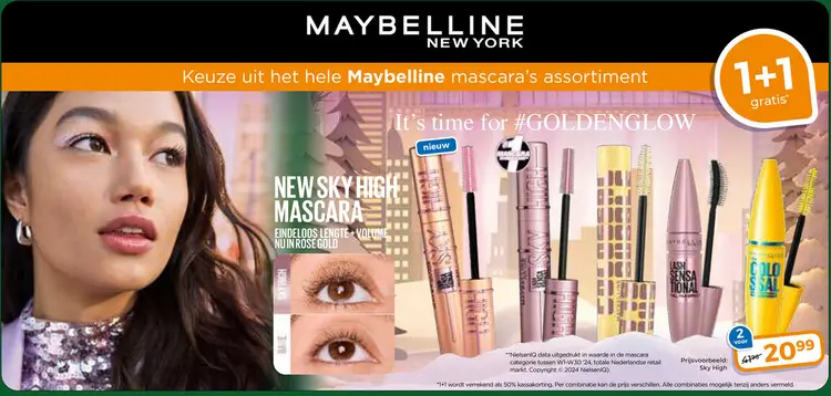 Aanbieding: Maybelline's Mascara Assortiment