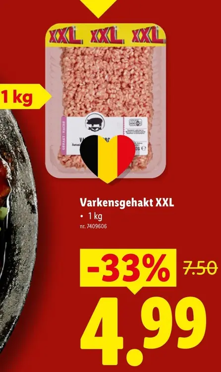 Promotie: Varkensgehakt XXL