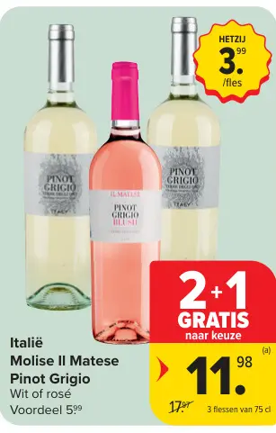 Promotie: Molise II Matese Pinot Grigio