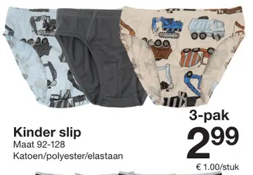 Aanbieding: Kinder slip