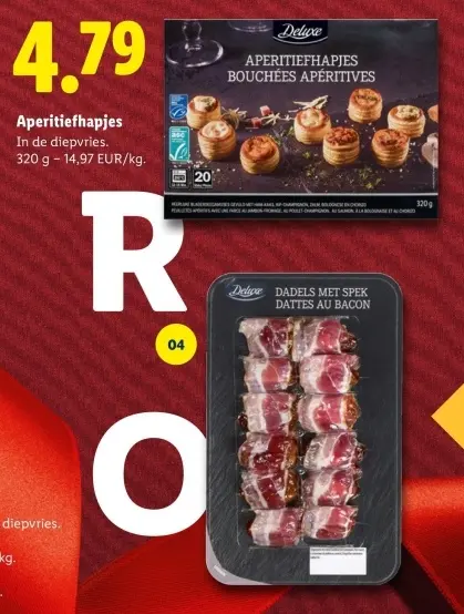 Promotie: Aperitiefhapjes