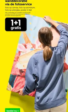 Aanbieding: wanddecoratie via de fotoservice