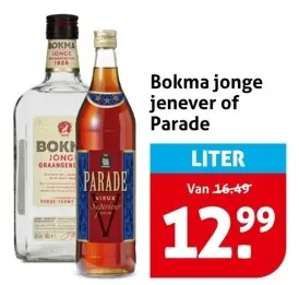Bokma jonge jenever of Parade