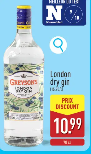 Offre: London dry gin