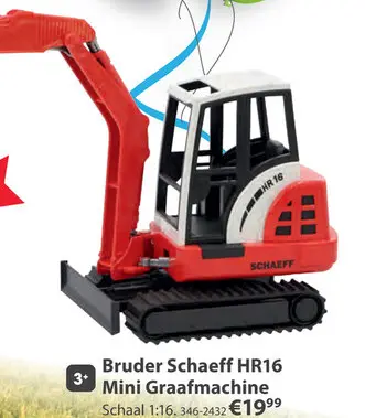 Aanbieding: Bruder Schaeff HR16 Mini Graafmachine