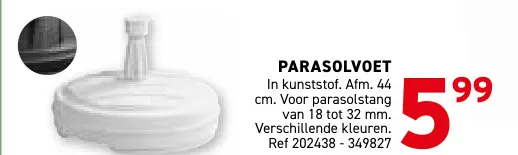 Promotie: Parasolvoet