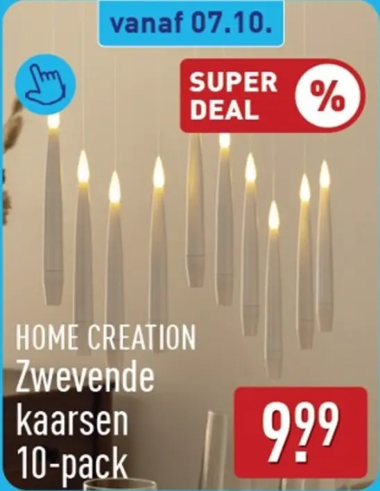 Aanbieding: Zwevende kaarsen