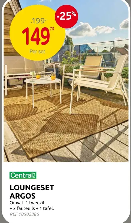 Promotie: Loungeset argos