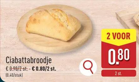 Promotie: Ciabattabroodje