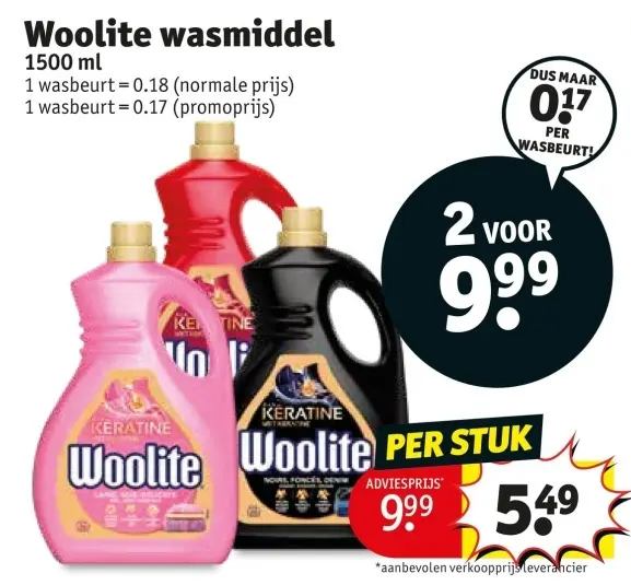 Promotie: Wasmiddel