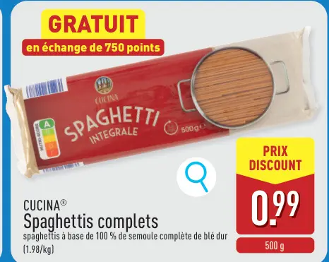 Offre: Spaghettis complets