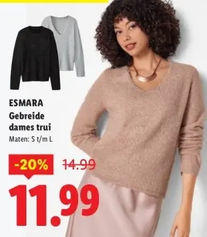 Aanbieding: Gebreide dames trui
