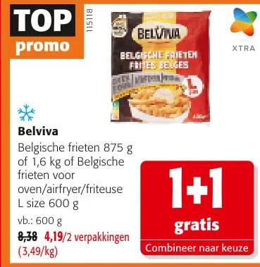 Promotie: Belgische frieten