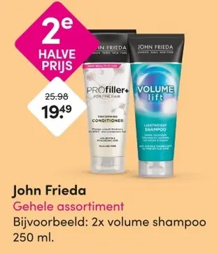 Aanbieding: John Frieda Gehele assortiment