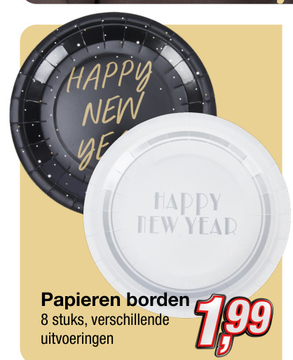 Aanbieding: Papieren borden